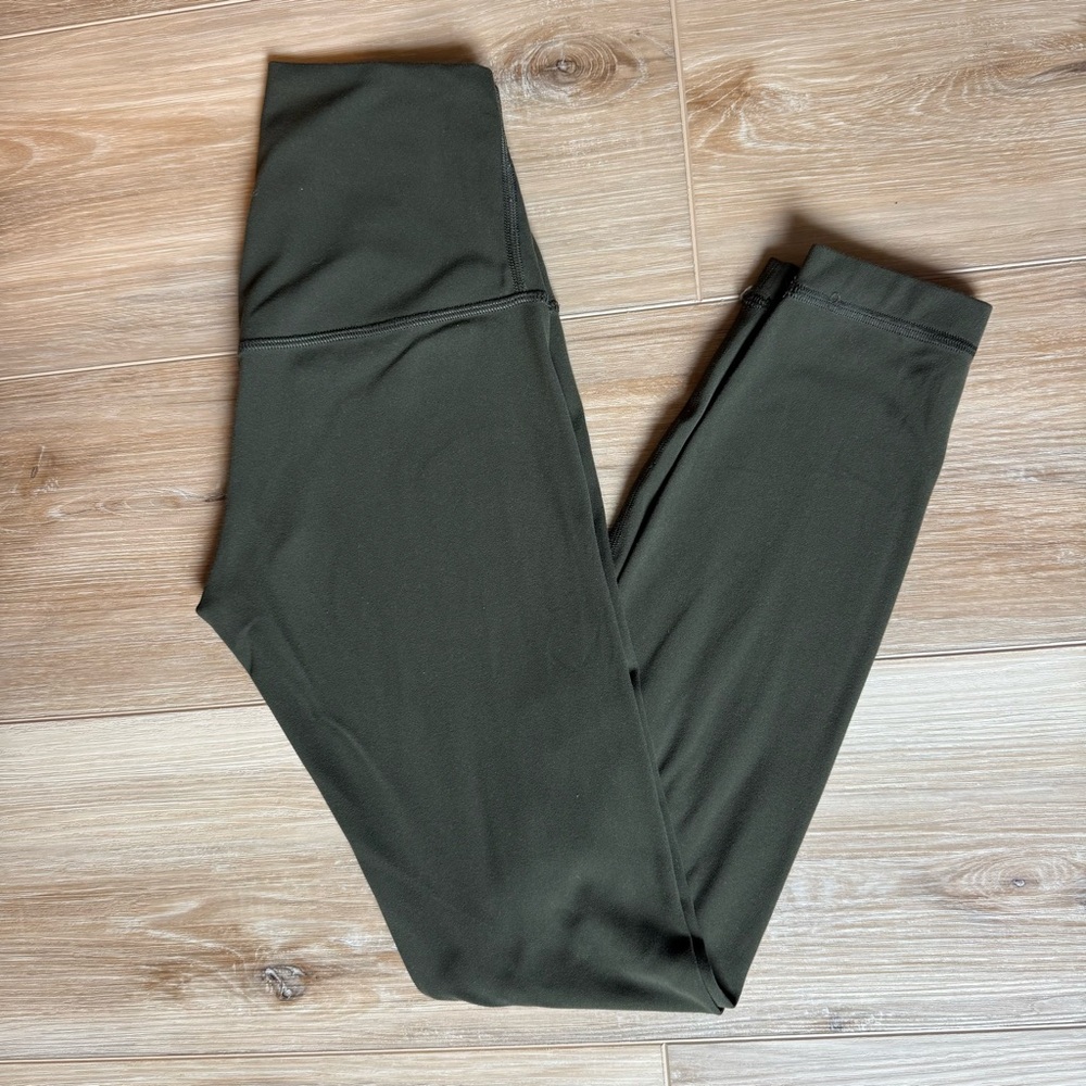 Olive Green Lululemon Align 25” Leggings